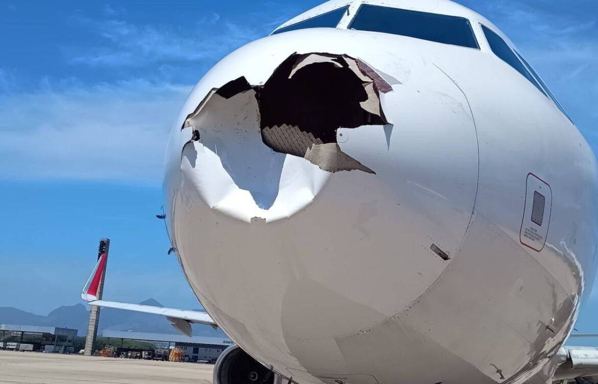 Avião da Latam Atinge Pássaro e Danifica Nariz da Aeronave; CEO Faz Desabafo em Rede Social